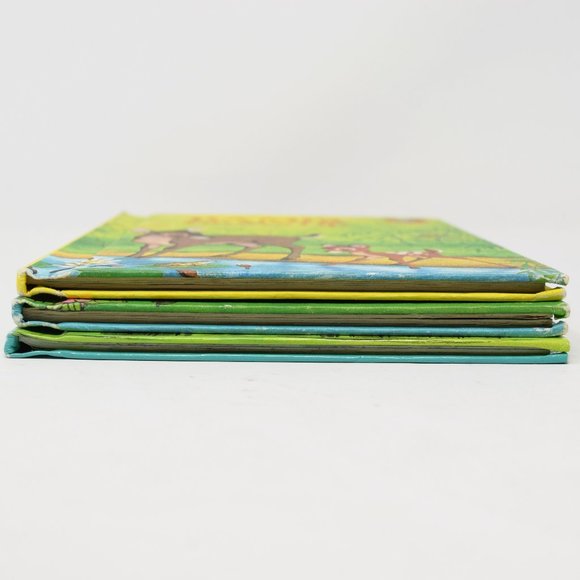 Lot Disney Books Rescuers Lambert Sheepish Lion Bambi Grows Up Hardcover VTG 70s - Picture 11 of 16